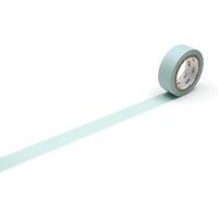 カモ井加工紙 mt マスキングテープ 8P(8巻セット) パステルターコイズ[幅15mm×7m] MT08P490 1個