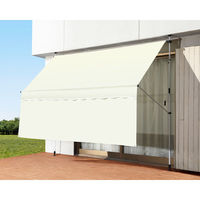 ファミリー・ライフ 日よけスクリーン&ブラインド すだれ付き 300cm幅 アイボリー 0400020 1個