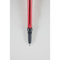 ファミリー・ライフ ハートフルウェルフェア 伸縮式ウォーキングポール2本組 レッド 0402120 1個