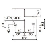 ネグロス電工 段違い口径違い金具 ARRD7850R 1個（直送品）