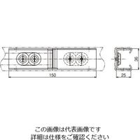 ネグロス電工 開口上下向き違い継金具 DGURD1 1個（直送品）