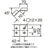 ネグロス電工 分岐用継ぎ金具 標準色塗装 PDPLG100 1個（直送品）