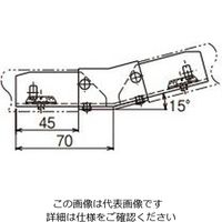 ネグロス電工 エルボ(15°) 標準色塗装 PDI115 1個（直送品）