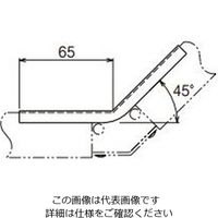 ネグロス電工 エルボカバー(45°)標準色 PDI145F 1個（直送品）