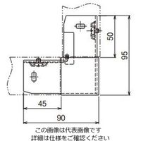ネグロス電工 開口向き違いエルボ標準色塗装 PDIRO2 1個（直送品）
