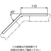 ネグロス電工 エルボカバー(45°) SD SDDO145F 1個（直送品）