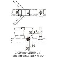 ネグロス電工 LA形分岐用振止金具 SD SDSRLAS1 1個（直送品）