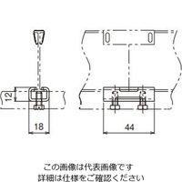 ネグロス電工 セパレーター継ぎ金具 ARDF2GA 1箱(1個)（直送品）