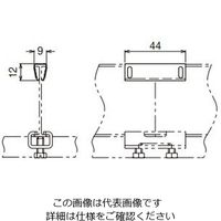 ネグロス電工 セパレーター継ぎ金具 ARDF2GB 1箱(1個)（直送品）