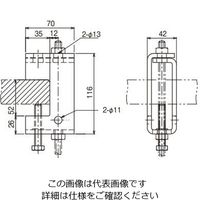 ネグロス電工 吊り金具 HB50PW 1個（直送品）