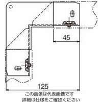 ネグロス電工 エルボ 標準色塗装 PDO2 1個（直送品）