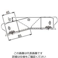 ネグロス電工 エルボ(15°) 標準色塗装 PDO215 1個（直送品）