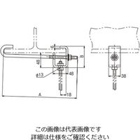 ネグロス電工 吊り金具 溶融亜鉛 ZBHC1520 1個（直送品）