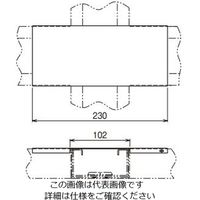 ネグロス電工 エルボカバー DX10F 1個（直送品）