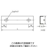 ネグロス電工 底板カバークランプ 5ACVCB10 1袋(1個)（直送品）