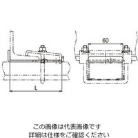 ネグロス電工 交差支持金具用ズレ防止金具 DH3R4050 1個（直送品）