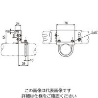 ネグロス電工 パイプブラケット用振止金具 PBW3 1個（直送品）