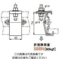 ネグロス電工 接続部吊り金具 SRH2 1個（直送品）