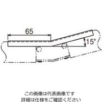 ネグロス電工 エルボカバー(15°) DI115F 1個（直送品）