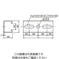 ネグロス電工 短尺ダクター D1S10 1本（直送品）