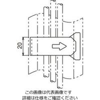ネグロス電工 電線保持具 DKB3N 1袋(20個)（直送品）