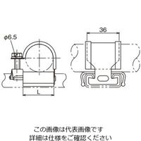 ネグロス電工 ルーパーサドル ステンレス SLPS9KN 1個（直送品）