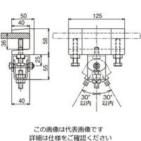 ネグロス電工 吊りボルト斜め支持金具 BTS1SW4 1個（直送品）
