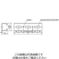 ネグロス電工 短尺ダクター スーパーダイマ SDD1S20 1本（直送品）