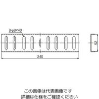 ネグロス電工 水平自在継ぎ金具 WRBG1 1個（直送品）