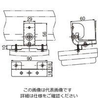 ネグロス電工 感知器取付金具 リップ溝形鋼 HK12 1箱(10組)（直送品）