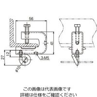 ネグロス電工 中間吊り金具 HK2 1箱(10組)（直送品）