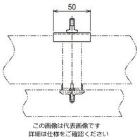 ネグロス電工 照明器具取付金具用補助金具 DK12UKB 1個（直送品）