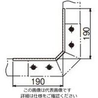 ネグロス電工 エルボカバー DI18FN 1個（直送品）