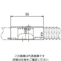 ネグロス電工 B型 モールフレキカップ M281 1個（直送品）