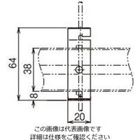 ネグロス電工 軽みぞ形鋼支持金具 HR3S 1箱(50個)（直送品）