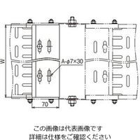ネグロス電工 底板エンドカバー WRF60C 1個（直送品）