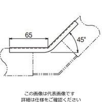 ネグロス電工 エルボカバー(45°)ステン SDI145F 1個（直送品）