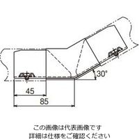 ネグロス電工 エルボ(30°) ステンレス SDI230 1個（直送品）
