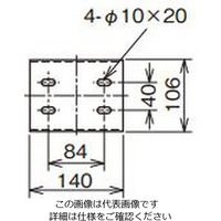 ネグロス電工 アルミダクト 直線継ぎ金具 ADSG100 1袋(1個)（直送品）