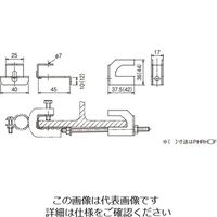 ネグロス電工 パイラック 補強金具 PHRH1012F 1個（直送品）