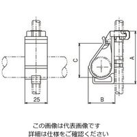 ネグロス電工 可とう管・ケーブル支持具 FFC16 1袋(20個)（直送品）
