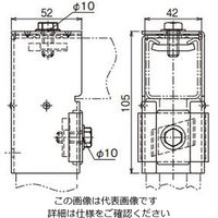 ネグロス電工 配管架台システムコーナー金具 GS2L 1個（直送品）