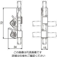 ネグロス電工 FVラック ケーブル支持具 HTC2W3 1袋(20個)（直送品）