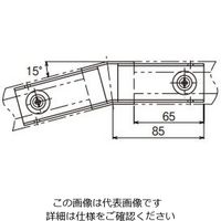 ネグロス電工 エルボ(15°) ステンレス SDL215 1個（直送品）