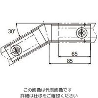ネグロス電工 エルボ(30°) ステンレス SDL230 1個（直送品）