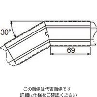 ネグロス電工 エルボカバー(30°) DL130FN 1個（直送品）