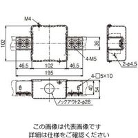 ネグロス電工 分岐ボックス DB2SP 1個（直送品）