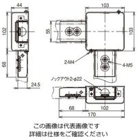 ネグロス電工 分岐ボックス DB3LN 1個（直送品）