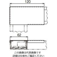ネグロス電工 エルボカバー DL3FN 1個（直送品）