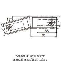 ネグロス電工 エルボ(15°) DL215 1個（直送品）